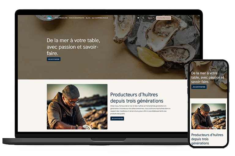 site internet responsive sur odoo